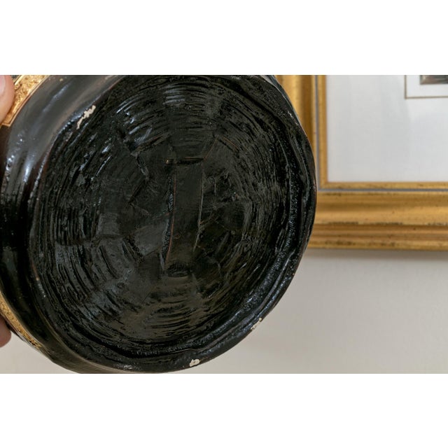Antique Chinese Black Lacquered Three-Tiered Wedding Basket For Sale - Image 10 of 11