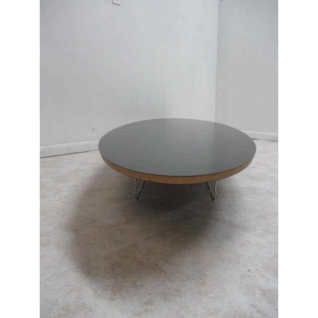 Vintage Eames Herman Miller Wire Base Elliptical Surfboard Coffee Table For Sale - Image 10 of 12