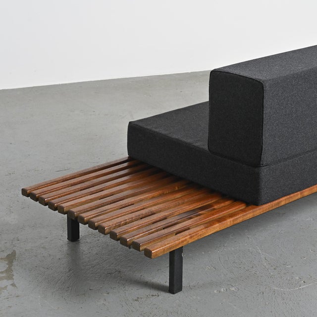 Mahogany Cansado Bench by Charlotte Perriand for Steph Simon, 1962 For Sale - Image 14 of 18