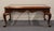 Late 20th Century Hekman Furniture Solid Cherry Traditional Style 39" Square Glass Topped Accent Coffee Table For Sale - Image 5 of 8