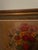 Red 1960s Listed American Artist Hugo Casar Signed Framed Original Oil Painting of Flowers and Fruit For Sale - Image 8 of 10
