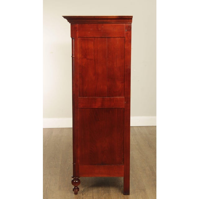 Quality French Cherry Butler's Tall Chest For Sale - Image 10 of 12
