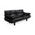Alanda 3-Seater Sofa in Black Leather by Paolo Piva for B&b Italia / C&b Italia For Sale - Image 6 of 17