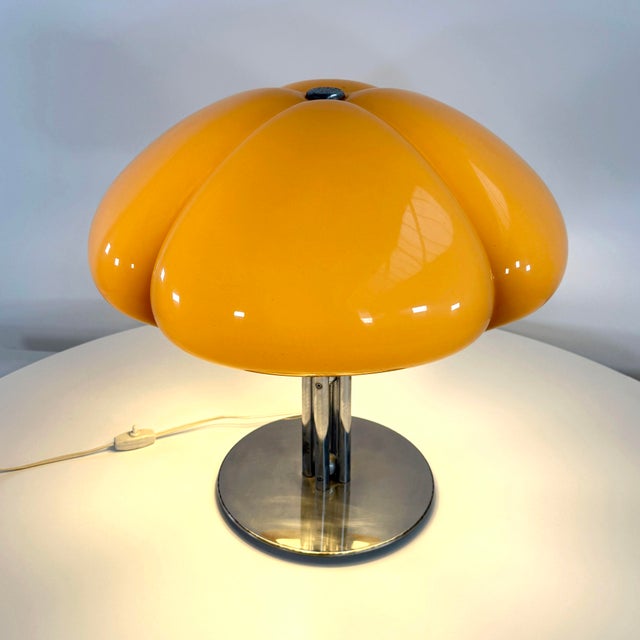 Mid-Century Modern Quadrifoglio Table Lamp attributed to Unione Progetti for Harvey Guzzini, 1970s For Sale - Image 3 of 11