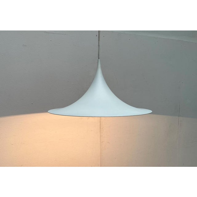 Vintage Semi Pendant Lamp by Bondrup & Thorup for Fog & Mørup, 1970s For Sale - Image 10 of 18