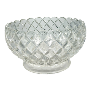 Vintage Tiffin-Franciscan Williamsburg Fused Glass Punch Bowl (13 In.)