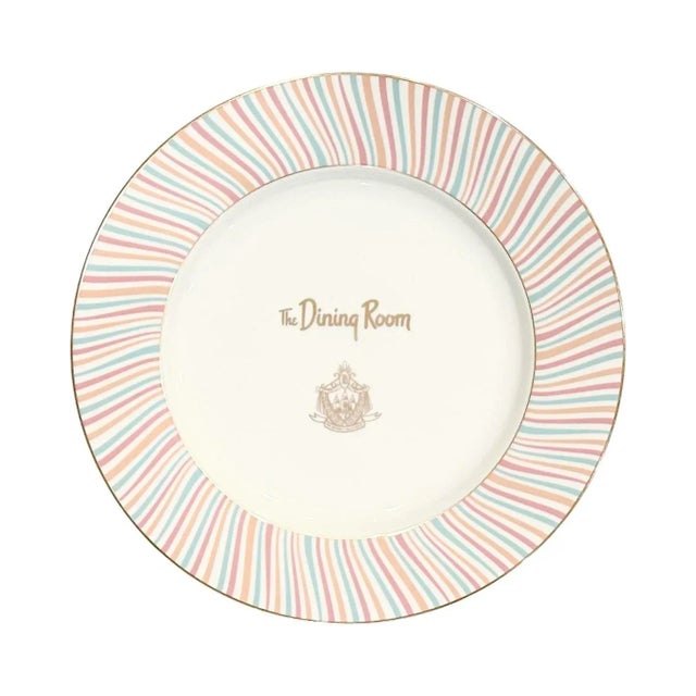 Vintage the Beverly Hills Hotel Charger Dinner Dining Room Plate For Sale In Washington DC - Image 6 of 10