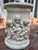 1990s Decorative Corinthian Column in Classical Style With Cherubs Holding a Floral Swag For Sale - Image 5 of 8