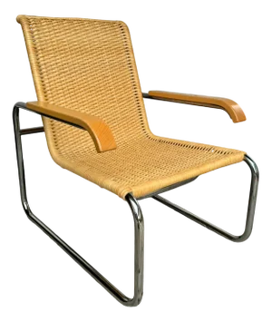 Bauhaus B35 Chair by Marcel Breuer for Thonet, 1970s
