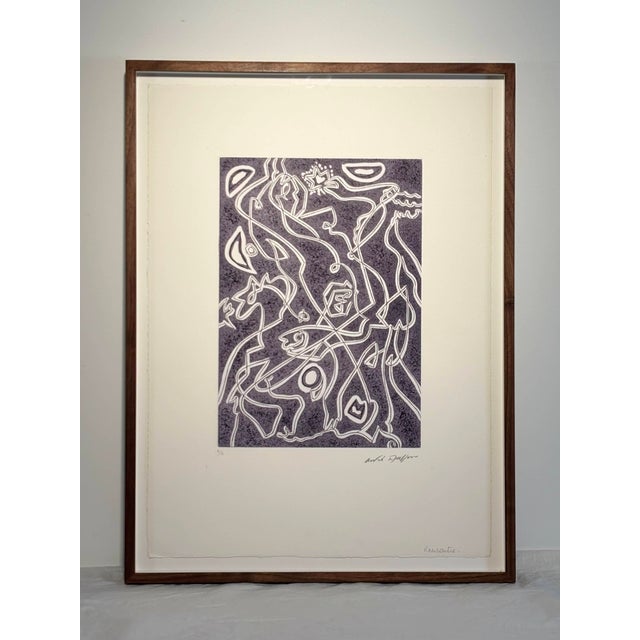 André Masson, Meeting, Original Signed Print, 1975, Framed For Sale - Image 12 of 12