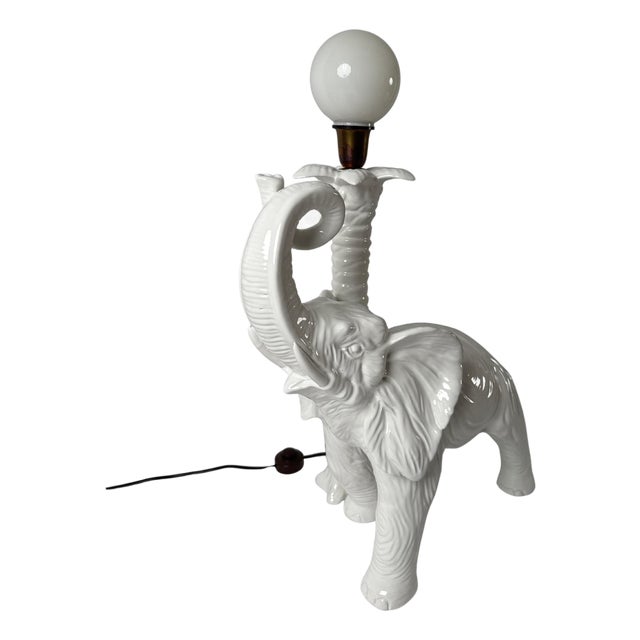 The White Elephant Table or Floor Lamp, Italy, 1970s For Sale