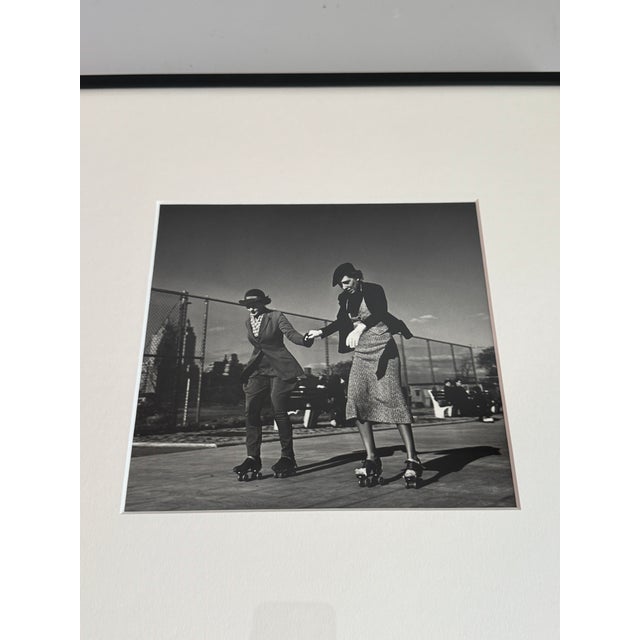 Later gelatin silver photograph by John Gutmann (1905–1998) titled The Lesson, Central Park, New York City, originally...