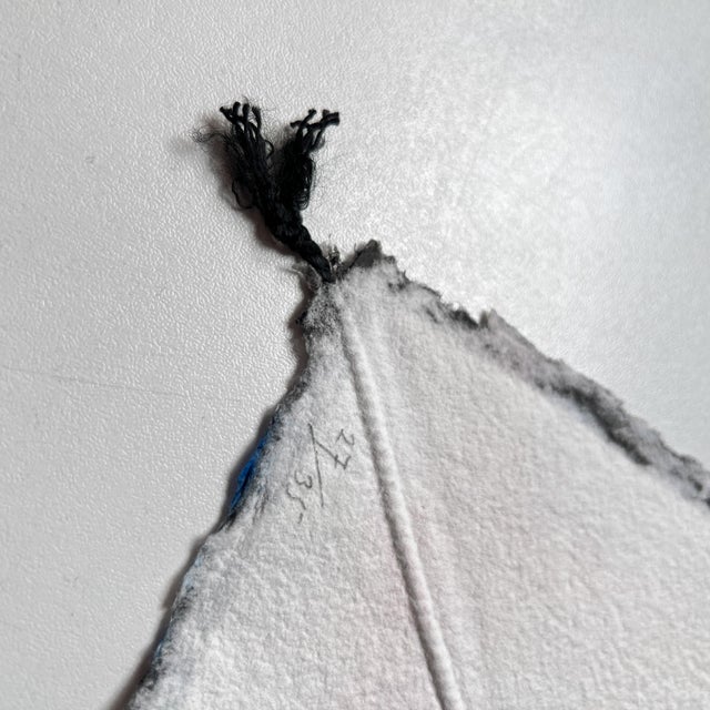 Blue Shinkichi Tajiri, Rope, 1990s, Ink and Paper For Sale - Image 8 of 14