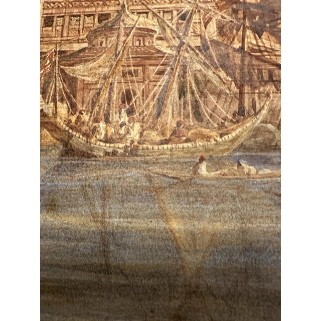 Friedrich Horner, Istanbul (Constantinople) – Hagia Sophia, Gouache Painting on Paper For Sale - Image 9 of 12