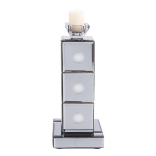 Grigio Mirrored Candle Holder For Sale