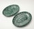 Vintage Roma Inc. 8-Piece Set of Vintage Green & White Ceramic Spongeware Dishes For Sale - Image 4 of 7