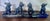 Vintage Cobalt Blue Chinese Ceramic Roof Tile Figurines - Set of 4 For Sale In Dallas - Image 6 of 18