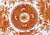 Circa 1800 Pair of Chinese Export Porcelain Orange Fitzhugh Dinner Plates For Sale - Image 4 of 5