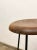 Wood Bar Stool with Steel Frame and Walnut Seat For Sale - Image 7 of 13