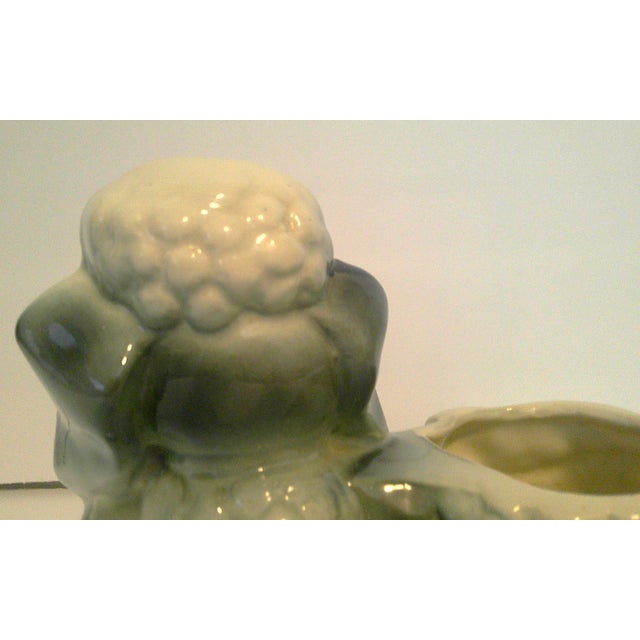 Ceramic Poodle Shawnee Dog Planter Hand Painted Porcelain Puppy Usa VTG MCM 1950s For Sale In Dallas - Image 6 of 9