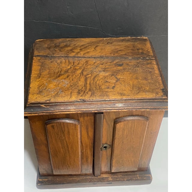 Antique Wood Jewelry Box, 1800’s For Sale - Image 10 of 12