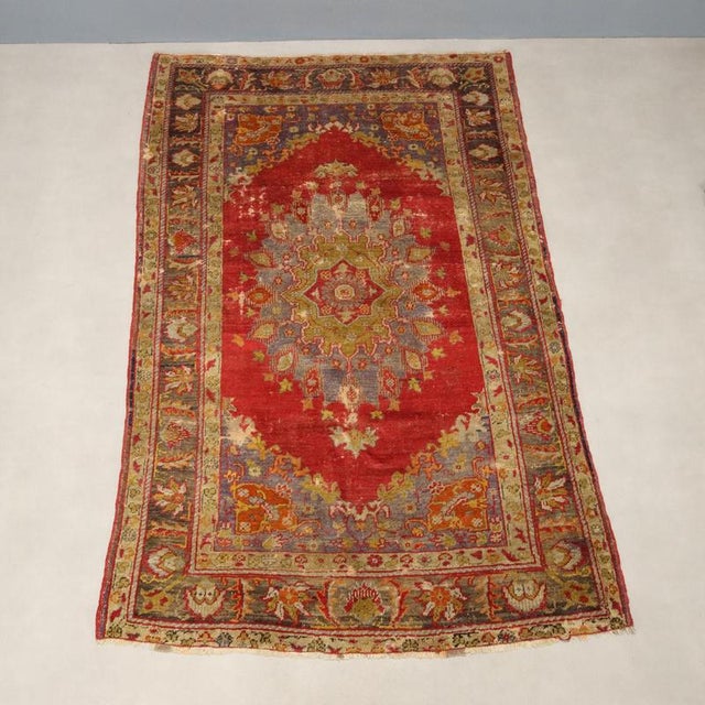 Vintage Turkish Kaisery Rug For Sale - Image 3 of 10