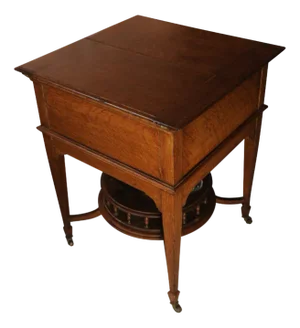 Royal Warrant Elevette Oak Pop-Up Drinks Cabinet with Decanters & Lemon Juicer from Asprey & Co. London, Set of 6