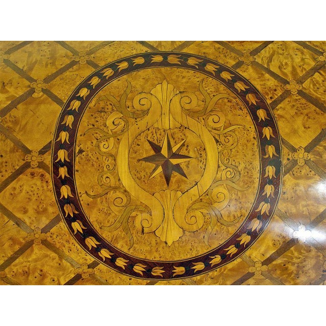 Karelian Birch and Guilded Bronze Secretaire For Sale - Image 3 of 13