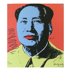 1986 Carnegie Museum of Art After Andy Warhol "Mao Zedong " Lithograph