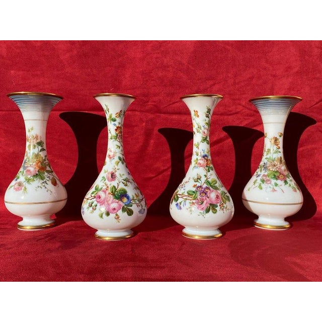 Opaline Vases, Set of 2 For Sale - Image 12 of 13