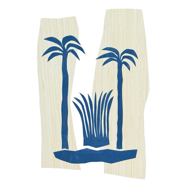 Sanibel Botnaical Palm Collage II For Sale