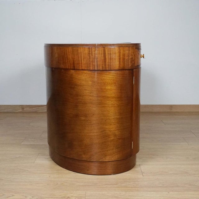Wood Art Deco Kidney Shaped Desk, 1920s For Sale - Image 7 of 11