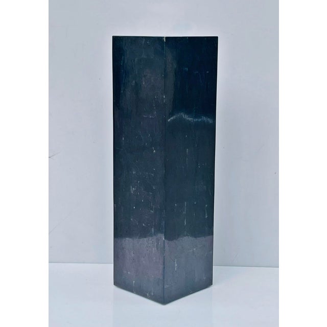 Maitland - Smith Tessellated Stone Pedestal by Marquis Collection of Beverly Hills, Usa 1990s For Sale - Image 4 of 18