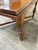 Wood Vintage Old English Tudor Jacobean Revival Style Oak Draw Leaf Dining Table For Sale - Image 7 of 18