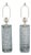 Vaughan Designs "Rutland" Glass Column Lamps, Pair For Sale