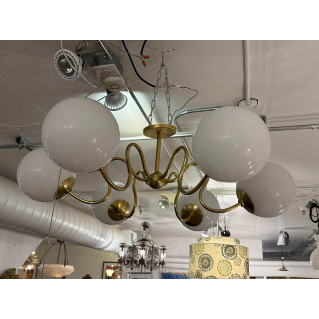 Metal Magnolia Tillie Chandelier For Sale - Image 7 of 12