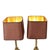 1950s Mid-Century Brass Table Lamps in the style of Boulanger, 1950s, Set of 2 For Sale - Image 5 of 18