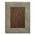 Picture Frame 5x7” in Grey Shagreen With Brass Indentation by R&y Augousti For Sale