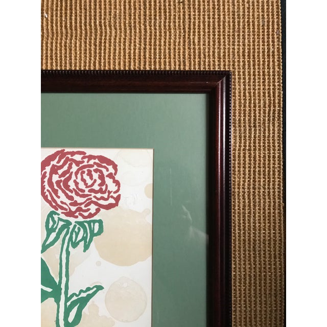 Donald Baechler Offset Lithograph Hand Signed Dated by Artist W/ Provenance and Printer's Watermark For Sale - Image 9 of 11