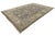 Modern Oushak Style Hand-Knotted Wool Rug in Taupe, Indigo, and Ochre Accents For Sale - Image 12 of 12