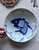 Vintage Hand-Painted Chinese Koi Fish Serving Bowl | Navy Blue and White Porcelain | 9 Inch Decorative Dish For Sale - Image 10 of 12