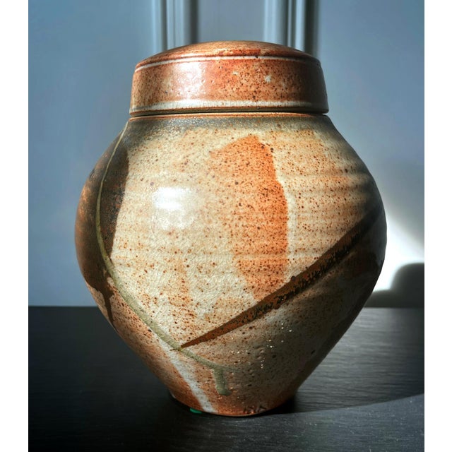 Early 21st Century Glazed Ceramic Jar Studio Pottery Karen Karnes For Sale - Image 5 of 15