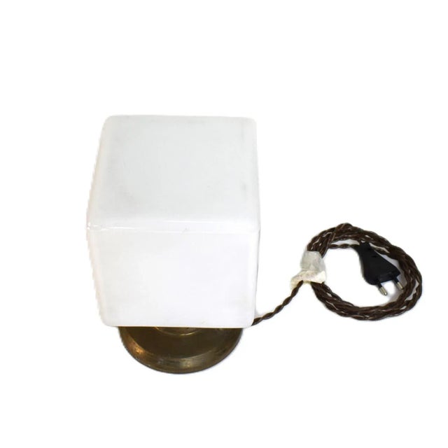 1930s Kubus Table Lamp by Walter Kostka for Atrax-Gesellschaft, 1930s For Sale - Image 5 of 8
