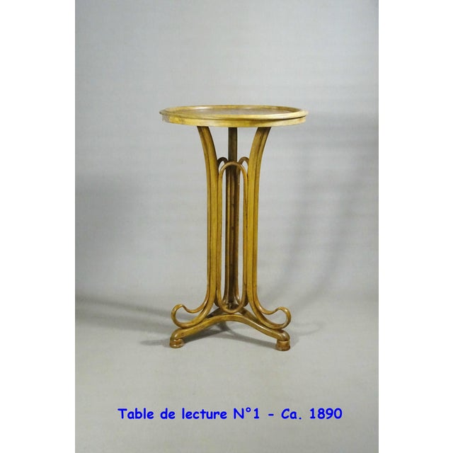 Lisetisch Table By Michael Thonet for Gebrüder Thonet, 1900 For Sale - Image 10 of 12