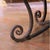 Mid-Century French Iron and Oak Riddling Board Table With Glass Top For Sale - Image 9 of 15