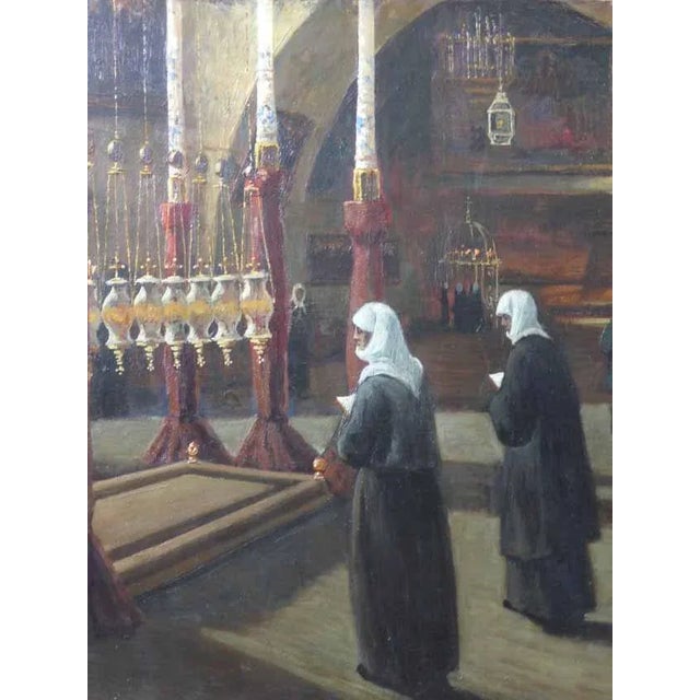 Jerusalem Painting by Louis Gustave Cambier, 1904 For Sale - Image 7 of 13