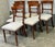 Late 20th Century Set of 6 Mahogany Regency Chairs - Made in Italy For Sale - Image 9 of 11