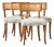 Michael Taylor for Baker Klismos Mid Century Cane Dining Chairs - Set of 4 For Sale