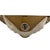 French Art Deco Brass & Frosted Glass Shield Shaped Wall Sconces - A Pair For Sale - Image 9 of 9