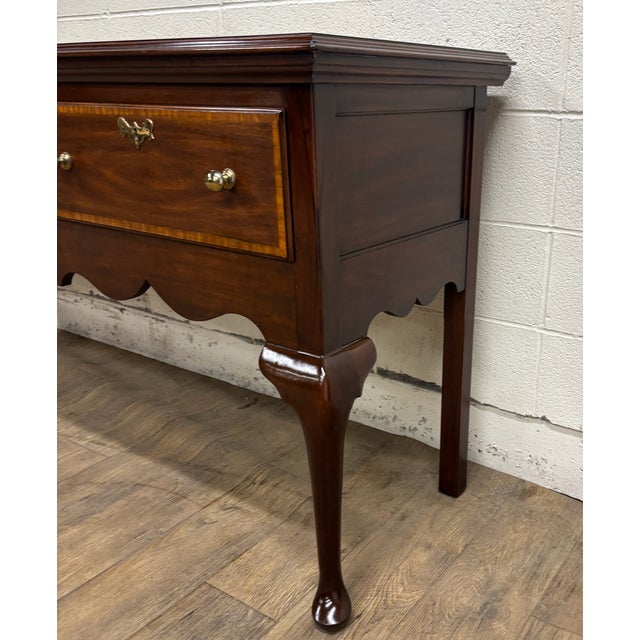 Vintage Henkel Harris Queen Anne Style Jamestown Colony Sideboard Buffet Credenza For Sale In Kansas City - Image 6 of 14
